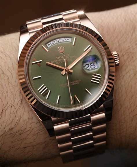 new Rolex day dates